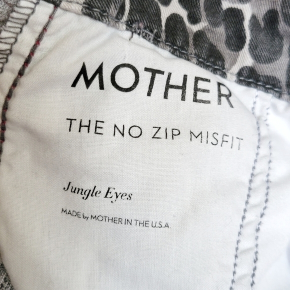 Mother No Zip Misfit Pant "Jungle Eyes" Size 29 - Picture 10 of 14